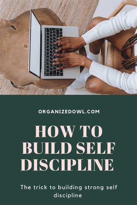How To Build Self Discipline Organized Owl