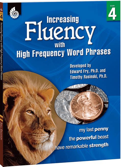 Increasing Fluency With High Frequency Word Phrases Grade 4 Teacher