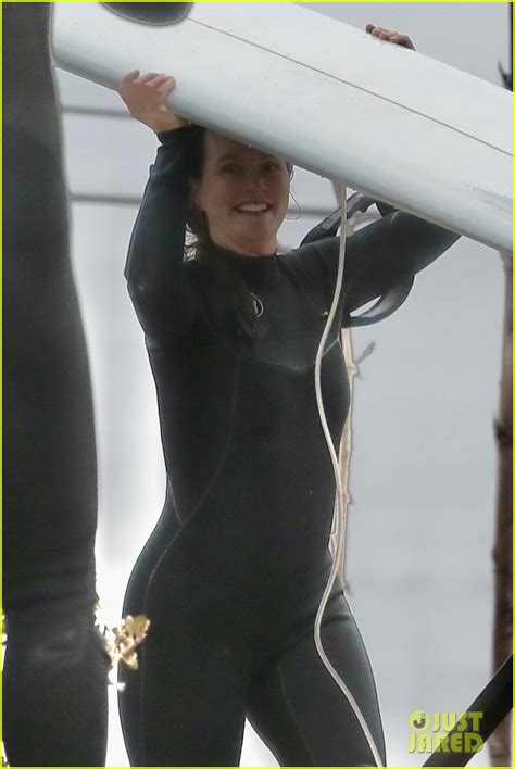 Adam Brody Strips Out Of His Wetsuit After Surfing With Wife Leighton