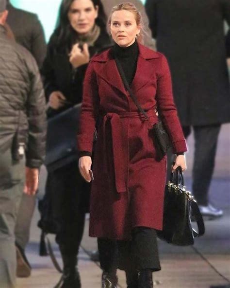 The Morning Show S Reese Witherspoon Red Coat