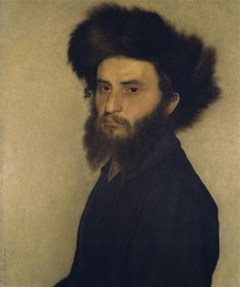 Portrait Of A Young Jewish Man Painting By Isidor Kaufmann Fine Art