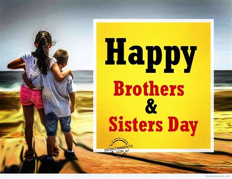 National brother's day is celebrated every year on may 24 in united states. Brothers And Sisters Day Pictures, Images, Graphics for ...
