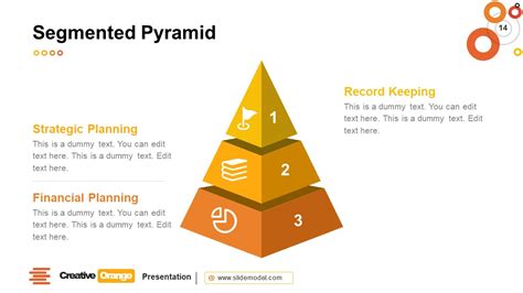 Segmented Pyramid Diagram With Levels Slidemodel My Xxx Hot Girl