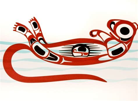 Aboriginal Totems Of The Northwest Pacific Coast~ Otter Trusting