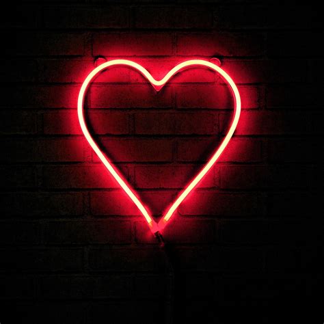 Red Neon Aesthetic Heart Search For Neon Red Heart In These Categories