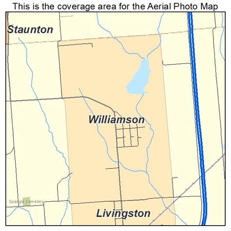 Aerial Photography Map Of Williamson Il Illinois