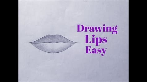 As a person you struggled throughout elementary and high school, i like to. How to draw lips easy step by step for beginners Drawing ...