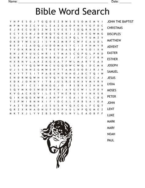 Printable Bible Word Searches