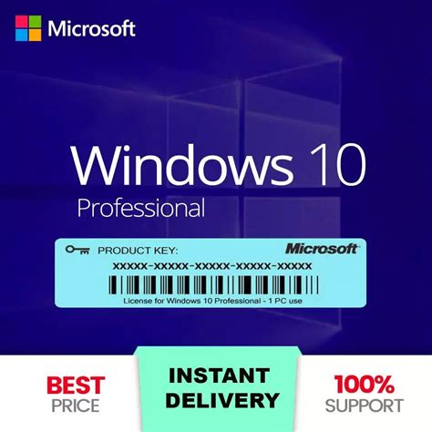 Windows 10 Home Lifetime Product Key Retail License 32 64 Bits