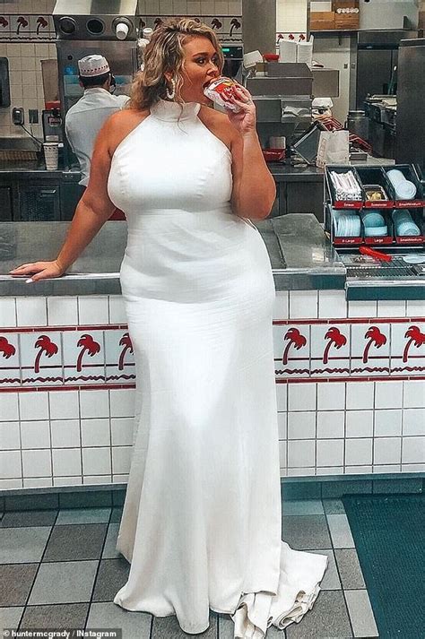 newlywed model hunter mcgrady delves into size inclusivity in the bridal industry express digest
