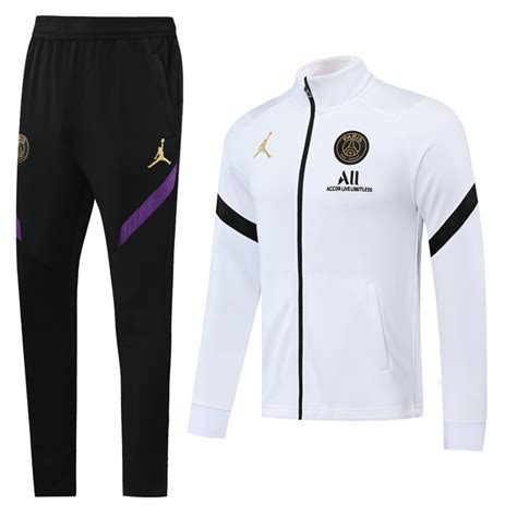 Paris Saint-Germain Tracksuit White and Black Gold Logo | Etsy in 2021