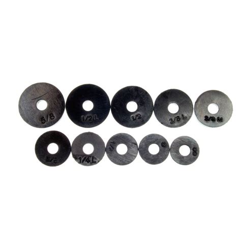 Danco 100 Pack Assorted Sizes Rubber Washer Universal In The Washers