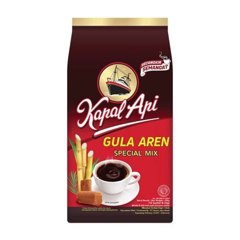 Jual Kapal Api Special Mix Pack Gula Aren Pack Less Sugar Bahan