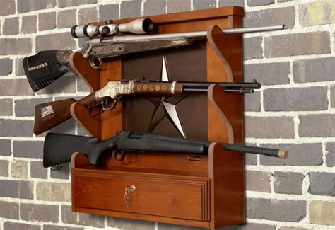Rifle racks, shotgun racks & pistol rack for home closets. Diy Locking Wall Gun Rack : How To Make A Gun Rack For An ...