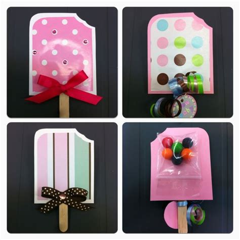 Popsicle Favor Tags Popsicle Party Ice Cream Party Crafts