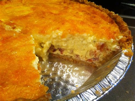 Leave It To Mommy Cheese And Bacon Quiche
