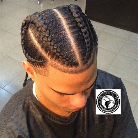 This one is an extremely interesting cornrow style for those who are bold, want something edgy and different. # individual Braids for boys in 2020 | Cornrow braids men ...