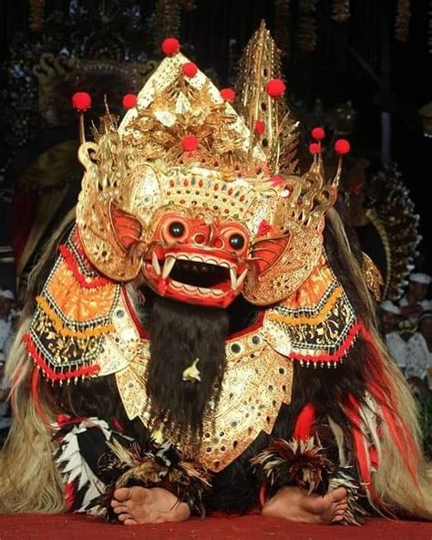 Barong Dance Barong Dance Performance With Kris Wielding Dancers And