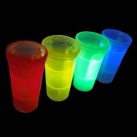 glow in the dark shot glass 36ml 1pc