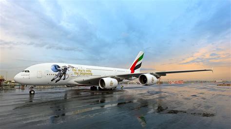 Emirates Airbus A380 Livery Celebrating Hazza Al Mansouris Space