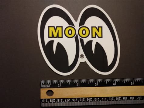 Moon Eyes Vintage Style Racing Decal Sticker Tool Box Etsy