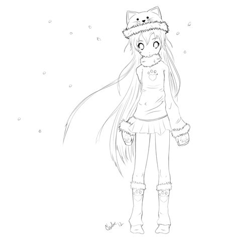 Cute Anime Girl 2 By Chuloc On Deviantart