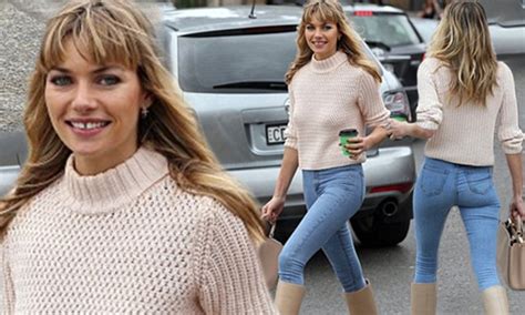 Jessica Hart Flaunts Pert Derriere As She Heads Out For Morning Coffee