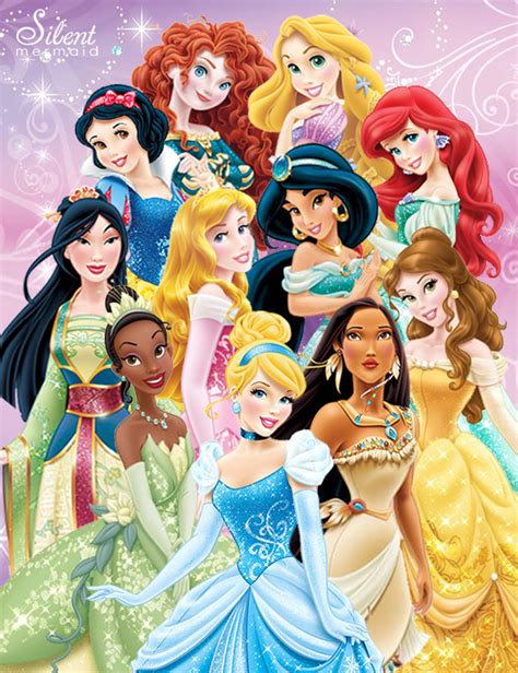 The Disney Princesses Are All Dressed Up In Their Dresses
