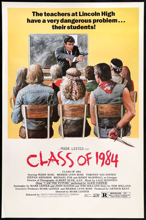 Class Of 1984 1982 Original One Sheet Movie Poster Original Film Art Vintage Movie Posters