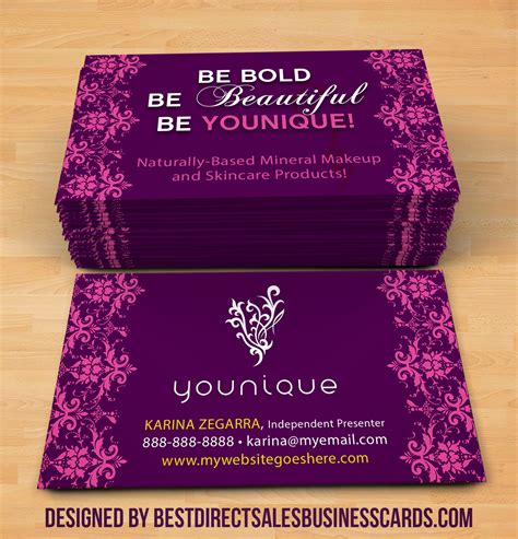 Aside from providing great business opportunities to women. Younique Business Cards - 5 · KZ Creative Services ...
