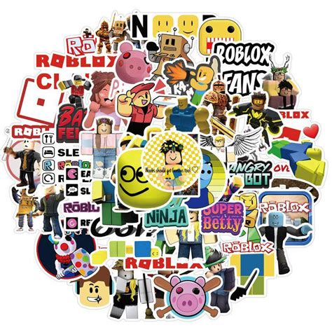 50100pcs Cartoon Game Roblox Stickers Diy Graffiti Anime Sticker Kids