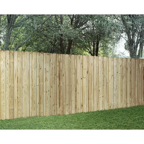 Wood Fencing Pressure Treated Board On Board 6 X 8 Panel Acq At