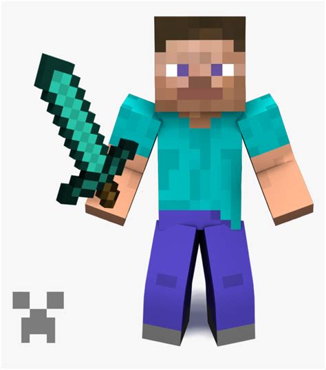 Minecraft Steve Png Sword Smashified By Obsessor On Minecraft Theme