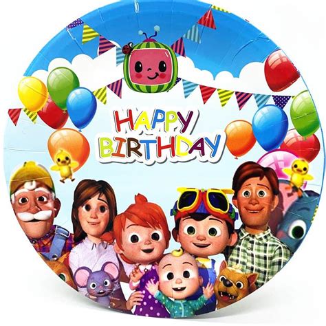 Plan the perfect cocomelon surprise birthday party and watch your kids play with the popular characters, jj, tomtom, yoyo, cody, and nina! Cocomelon Party Supplies Kit Table Ware Table Cloth Plates ...