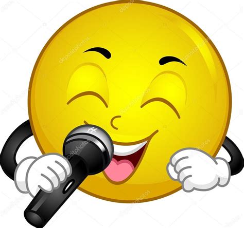 Singing Smiley Funny Emoticons Emoji Pictures Funny Emoji