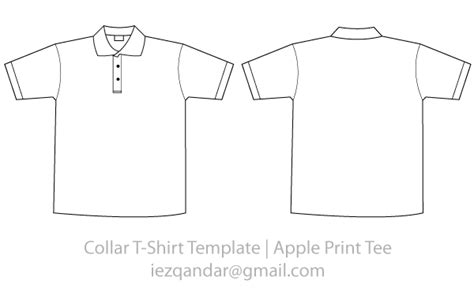 Download Collar Tee Template Vector | Download Free Vector Art ...