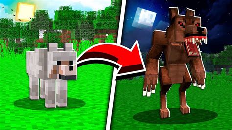 How To Turn A Wolf Into A Werewolf In Minecraft At 1200 Am Youtube