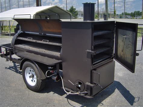 Find smoker and grill reviews, barbecue accessories, recipes and general outdoor cooking tips to keep your fire going all year long. RIB BOX BBQ SMOKER PIT grill on trailer w gas starter | eBay
