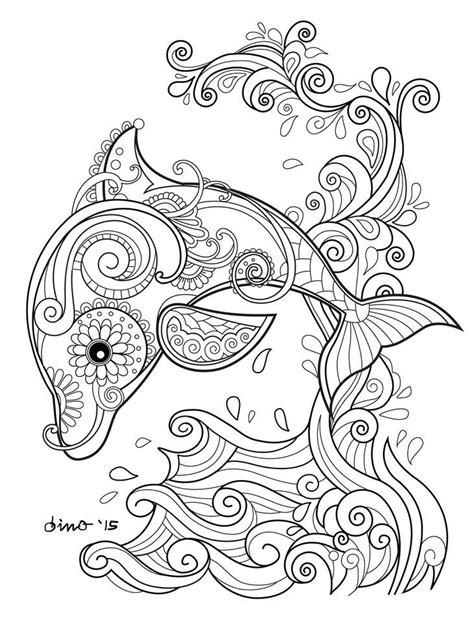 Fish And Sea Creatures Coloring Book Adultcoloringbookz