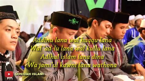 Addinu lana nurus sya ban feat gus azmi syubbanul muslimin.mp3. Qosidah Majelis Attaufiq - Addinu Lana (Lirik) - YouTube