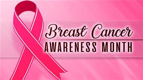 Oct 1 Marks First Day Of Breast Cancer Awareness Month
