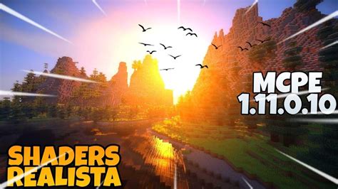Shaders Mcpe 111010 Texture Pack Realistic Download Minecraft Pe 110111 Youtube