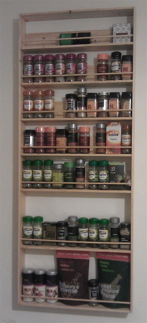 Not for my wife a few desultory plastic containers; spice rack ideas | Wonderful Ikea Wall Hanging Spice Racks ...