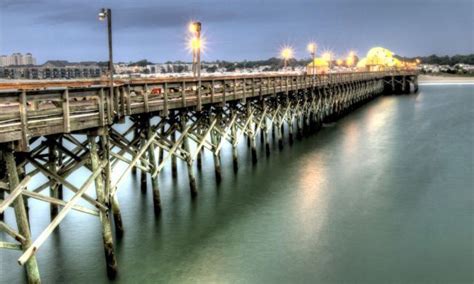 Myrtle beach and the grand strand are known for their seafood, so you can be sure that the grand strand also offers great salt water fishing! Apache Pier - Attractions - MyrtleBeach.com