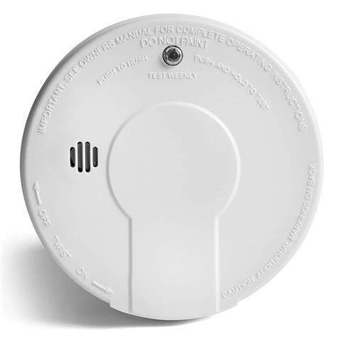 Install the battery in the smoke detector and close the battery cover. Kidde - 21026051 Smoke Detector Alarm | Battery Operated ...
