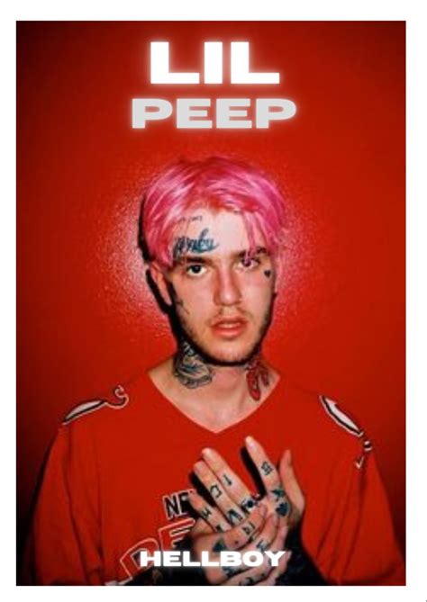 Lil Peep Hellboy Poster Music Poster Design Music Poster Music