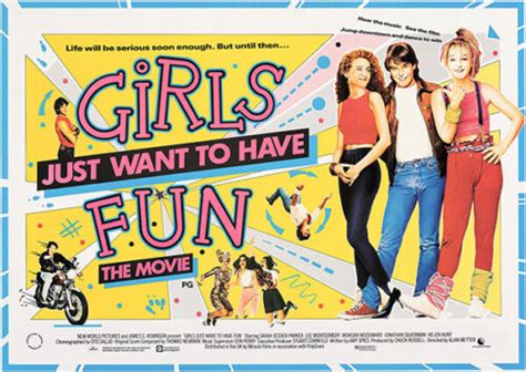 Girls Just Want To Have Fun 1985 Movie Poster Ebay
