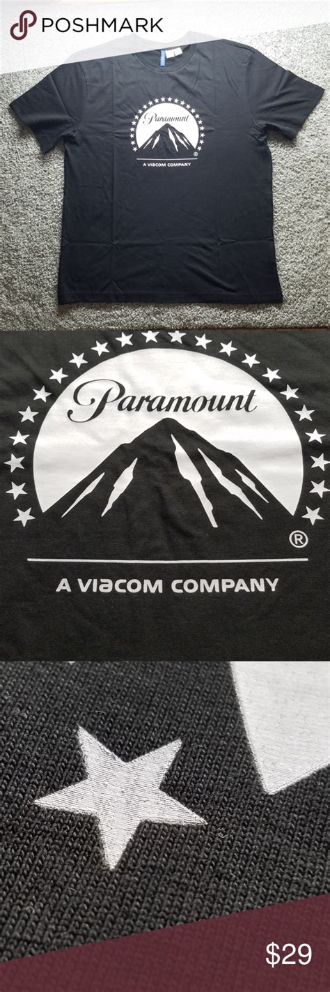 And while paramount isn't going as far as warner bros., which plans to release its 2021 films on hbo max on the same day that they hit theaters, new paramount releases like a quiet place 2 and. PARAMOUNT LOGO T-Shirt Black Large NWT Official in 2020 ...