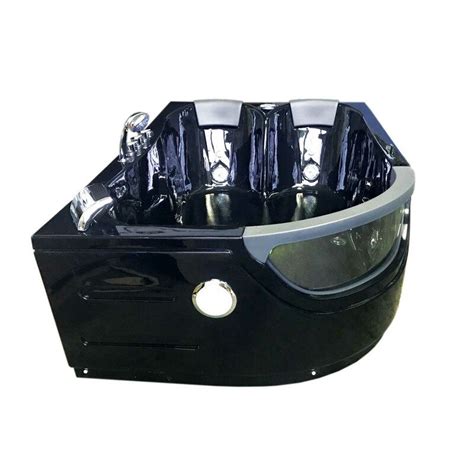 Orion hydrotherapy 72 x 48 corner whirlpool bathtub with heater. Orion Hydrotherapy 72" x 48" Corner Whirlpool Bathtub in ...