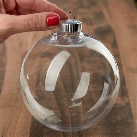 Incredible Clear Plastic Christmas Ball Ornament Crafts Ideas